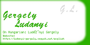 gergely ludanyi business card